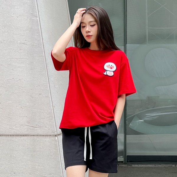 Áo thun - Patch thêu Tỵ Bông Lém Lỉnh