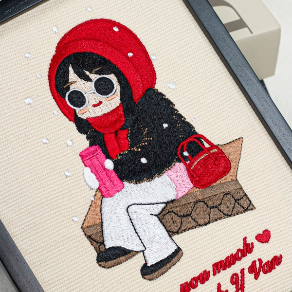 Dự án Thêu hình chuyển chibi 