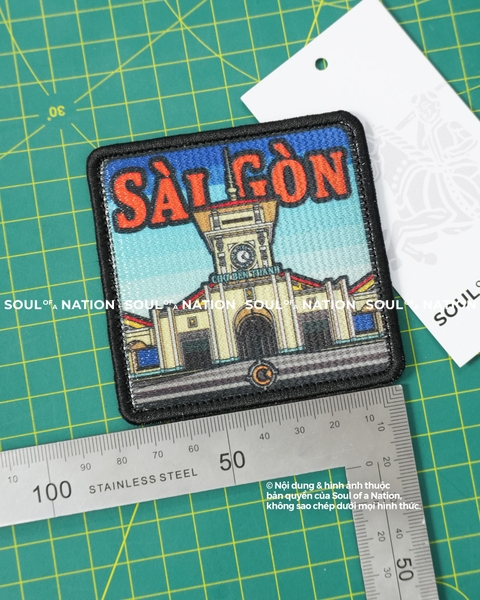 Patch in nhuộm chỉ Chợ Bến Thành theo yêu cầu