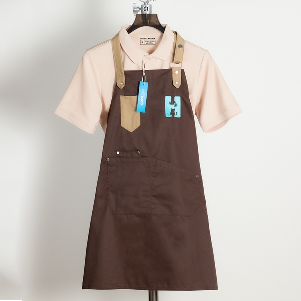 Dự án Tạp dề đồng phục thêu Hít Hà Coffee theo yêu cầu