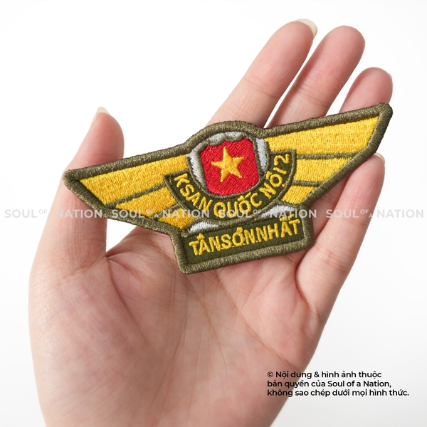 Patch thêu hình ôm viền Khách Sạn Quốc Nội Tân Sơn Nhất theo yêu cầu