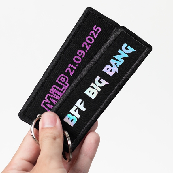 Dự án Patch thêu và in custom móc khoá theo yêu cầu BFF BIG BANG