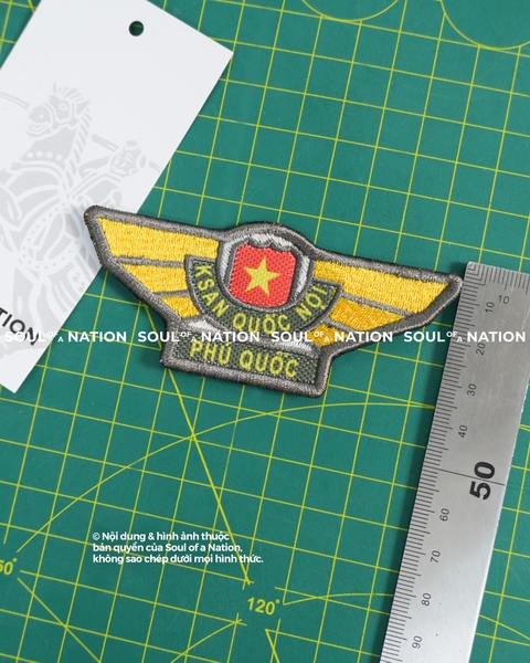Patch in thêu hình ôm viền Phú Quốc theo yêu cầu