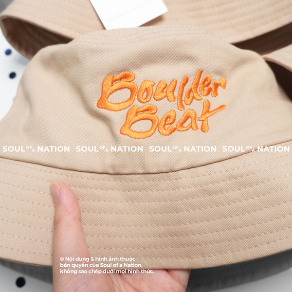 Dự án Nón bucket thêu Boulder Beat theo yêu cầu