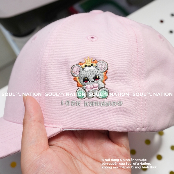 Dự án Nón lưỡi trai thêu theo yêu cầu Look Khunnoo