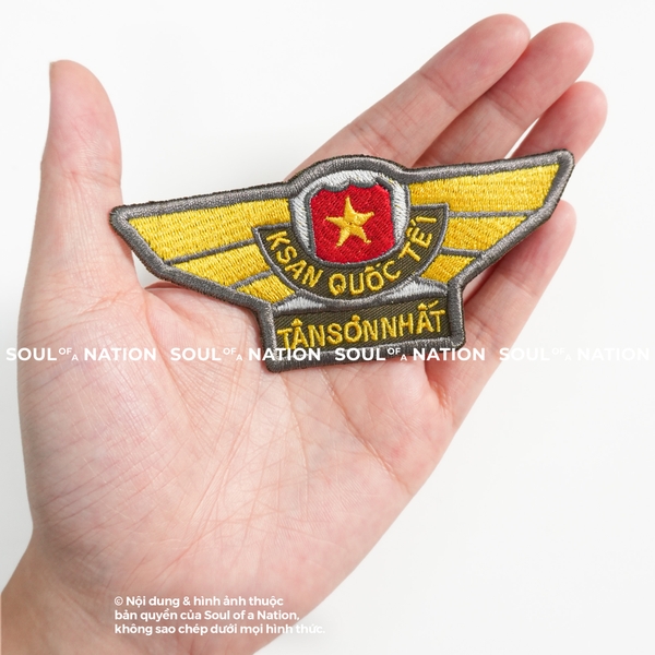 Patch thêu hình ôm viền Khách Sạn Quốc Tế 1 theo yêu cầu