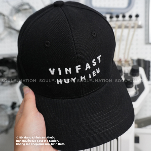 Dự án Nón lưỡi trai thêu 3D Vinfast theo yêu cầu