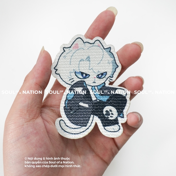 Patch thêu hình ôm viền Anime mẫu 3 theo yêu cầu