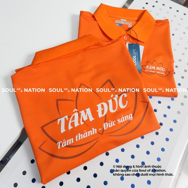 Dự án Áo Polo in Tâm Đức theo yêu cầu