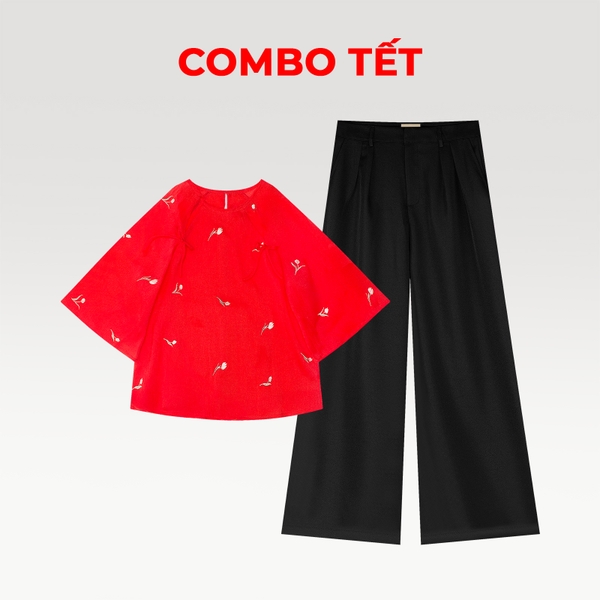 Combo Áo Yếm + Quần Trouser Nữ