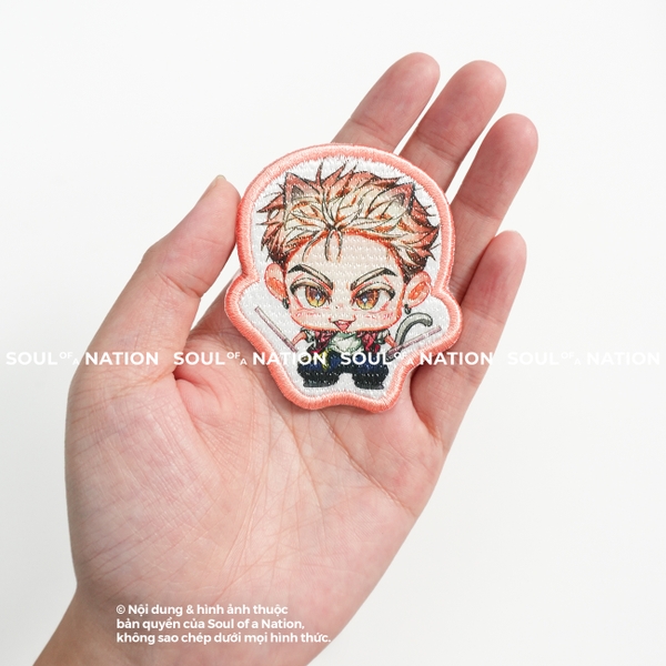 Patch in hình ôm viền Nhóm nhạc Hàn Quốc theo yêu cầu
