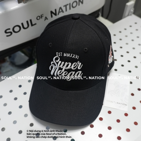 Dự án Nón lưỡi trai thêu theo yêu cầu Super Neega