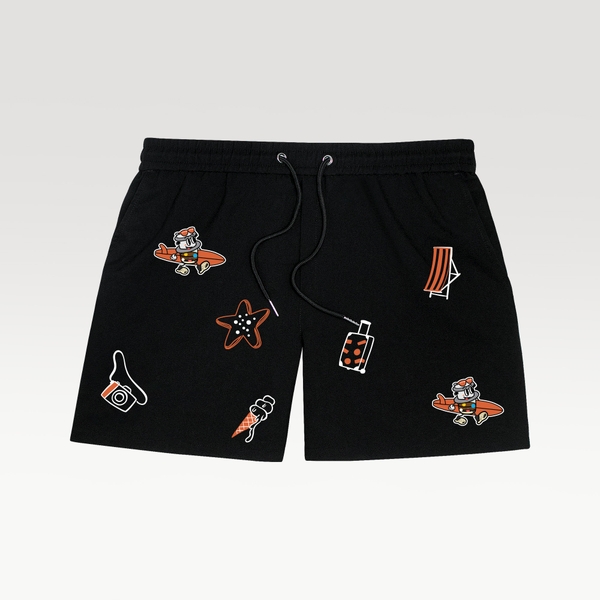 Quần Shorts Unisex - Travel Pattern