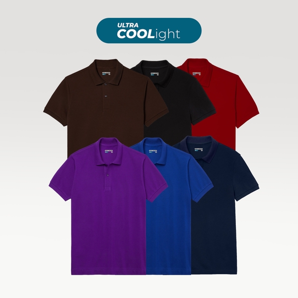 Áo Polo - Ultra COOLight Gam Màu Tối