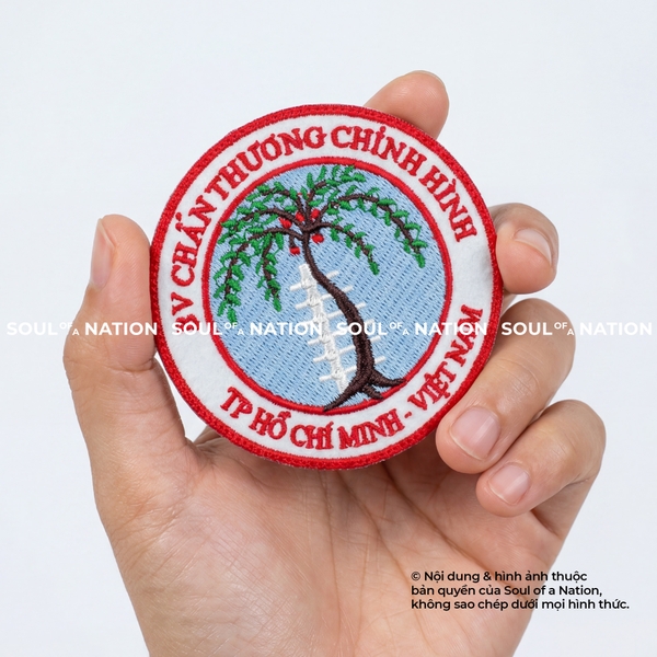 Patch thêu hình tròn Bệnh Viện Chấn Thương Chỉnh Hình TP. HCM theo yêu cầu