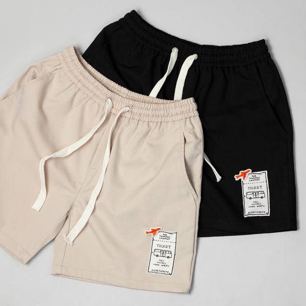 Quần Shorts Unisex - Travel Ticket