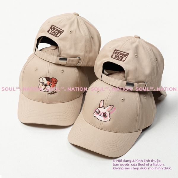 Dự án Nón lưỡi trai đồng phục thêu HYPER CATS theo yêu cầu