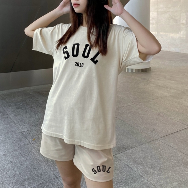 Quần Shorts Unisex - SOUL Nhung