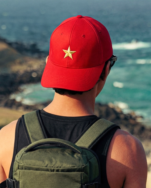 Nón lưỡi trai - Thêu Sao Vàng Kim Tuyến Việt Nam