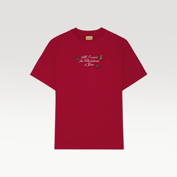 Áo Thun -  Thêu All I Want For Christmas Is You