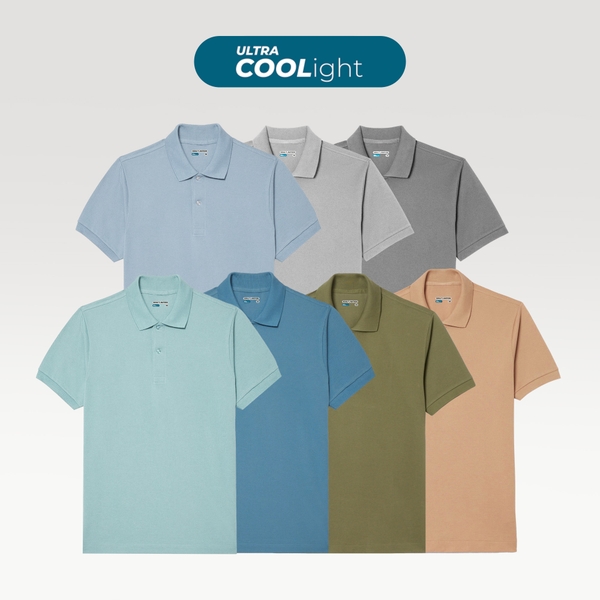 Áo Polo - Ultra COOLight Gam Màu Trầm