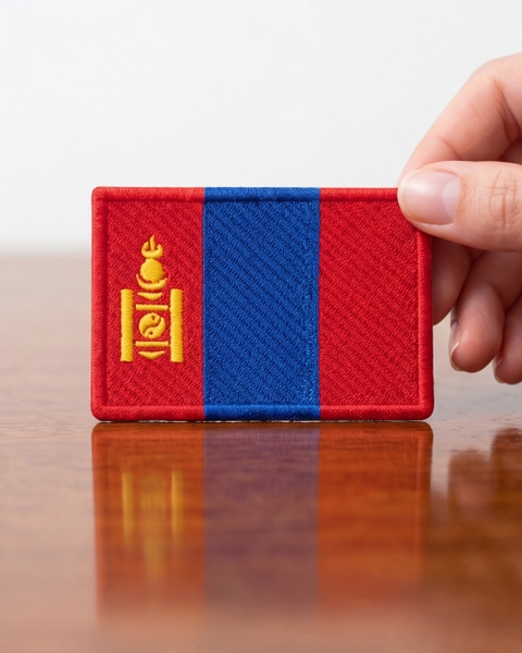 Patch Thêu - Cờ Mông Cổ