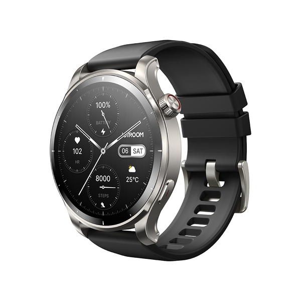 Đồng hồ thông minh Joyroom FV1 Classic Smart Watch tích hợp hơn 110 môn thể thao và đo sức khỏe nhịp tim, huyết áp, SPO2 màn hình AMOLED sắc nét