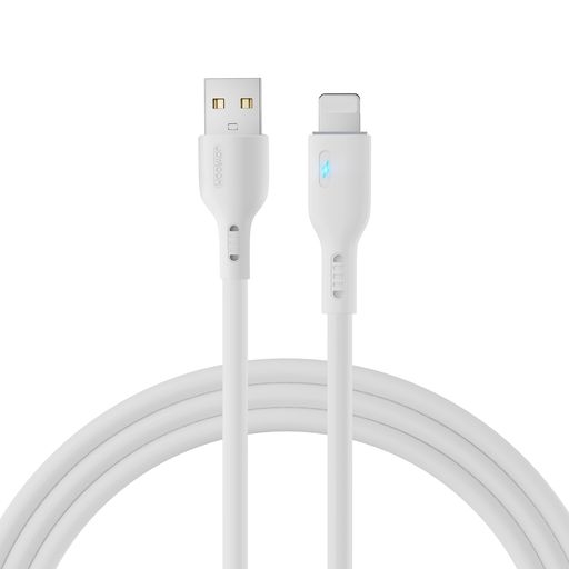 Cáp sạc Joyroom S-UL012A13 Premium Series 2.4A USB-A to Lightning Fast Charging Data Cable 2m-White