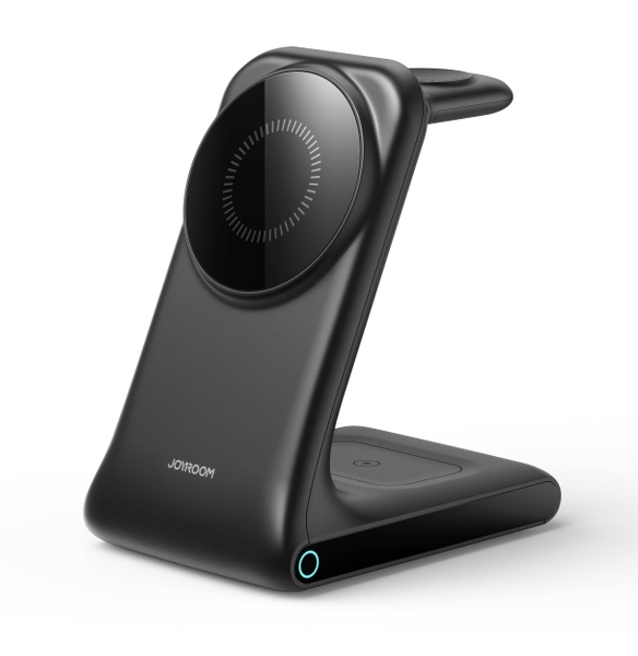 Đế sạc không dây Joyroom W15 Wireless Magnetic Charging Station 3-in-1 for phone for watch for earphone