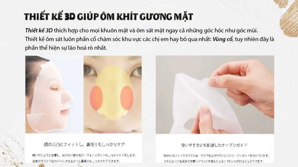 Mặt Nạ Cao Cấp Nano NMN+3D Face Mask