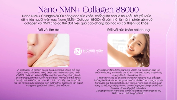 Bột Uống Nano NMN+ Collagen 88000