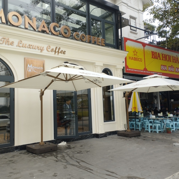 Dù Che Nắng Lệch Tâm 3m - Nâng Tầm Không Gian Ngoại Thất Monaco Coffee
