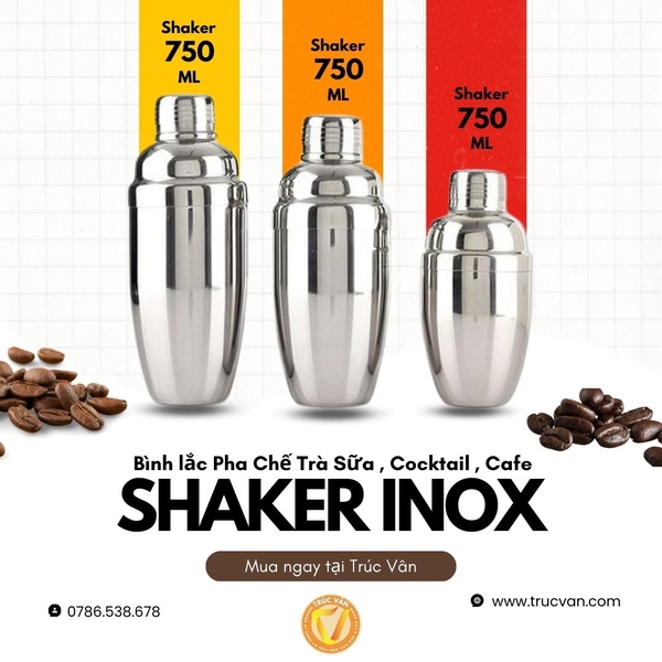 Shaker inox 750ml