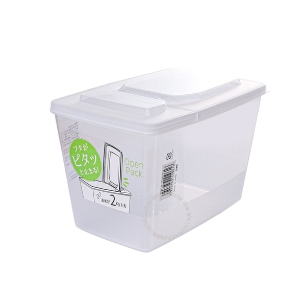 Hộp đựng bột, bột mix dạng nằm nắp bật 3L