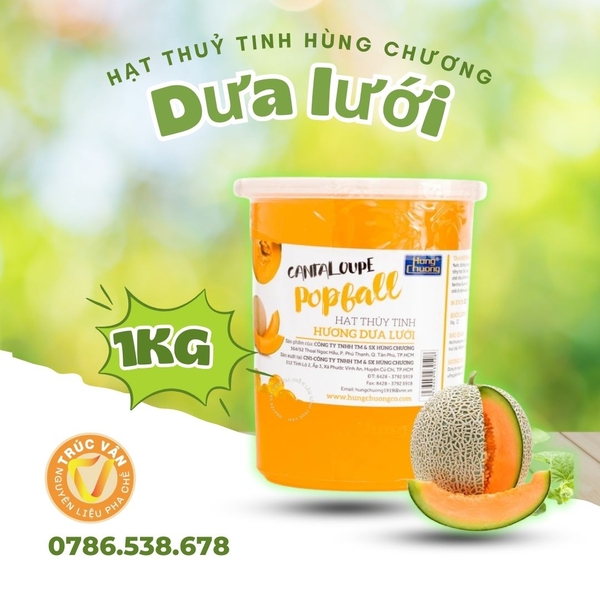 Hạt thủy tinh Hùng Chương Dưa lưới 1kg