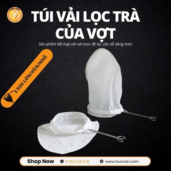 Vợt lọc trà vừa