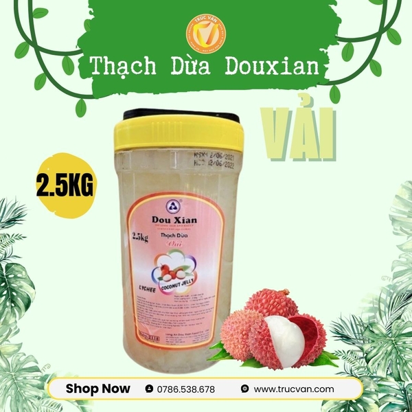 Thạch Dừa Douxian Hương Vải 2.5kg