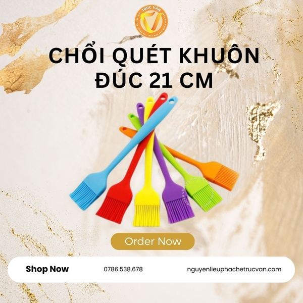 Chổi quét đúc 21cm
