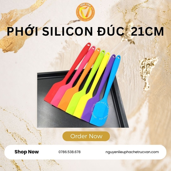 Phới silicon đúc 21 cm