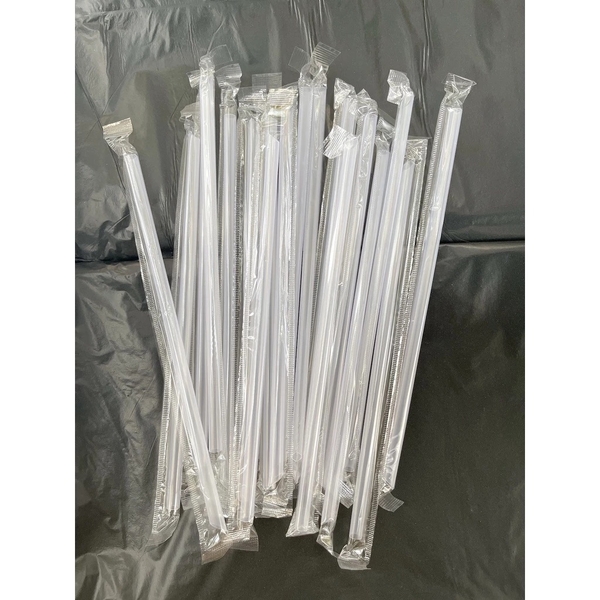 Ống hút trân châu trắng có bọc (Phi 12)