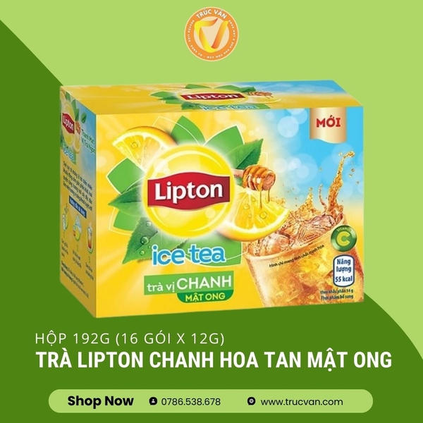 Trà Lipton chanh hòa tan mật ong