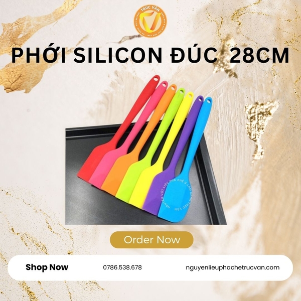 Phới silicon đúc 28cm