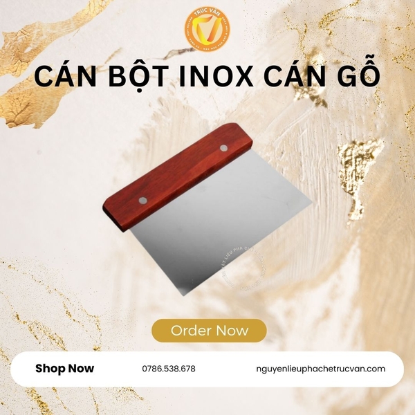 Cắt bột inox cán gỗ