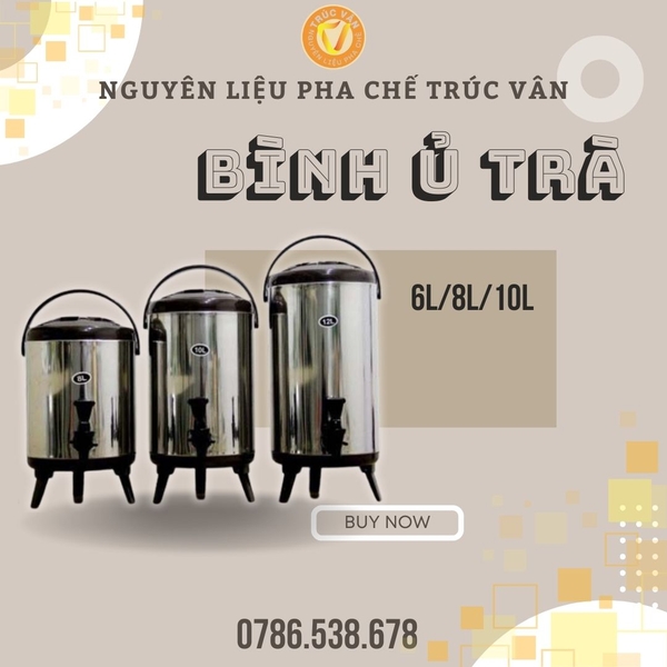 Bình ủ trà 10 lít