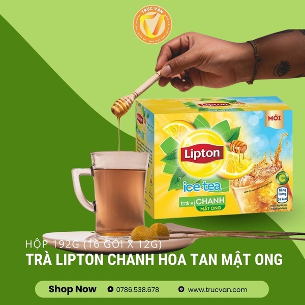 Trà Lipton chanh hòa tan mật ong