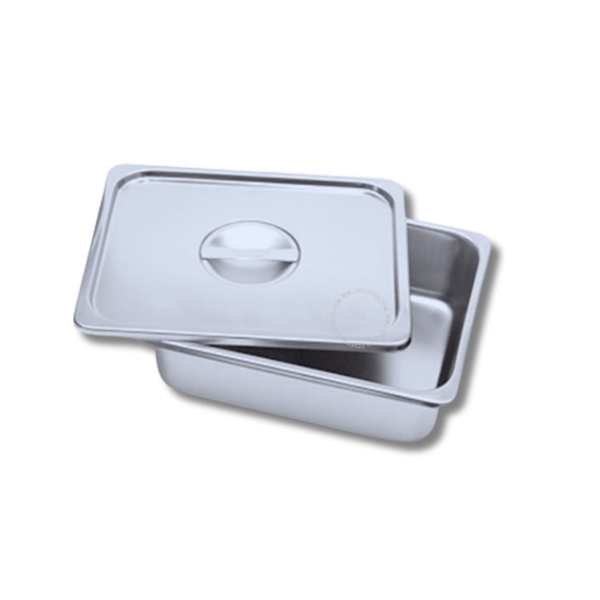 Khay inox 1/2 cao 10cm