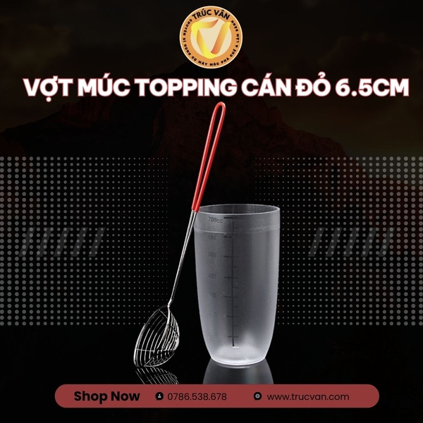 Muôi thủng múc topping, trân châu