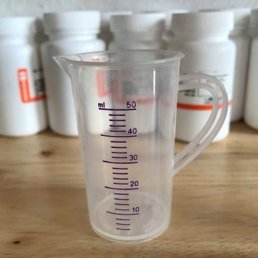 Ca đong 100ml vạch tím