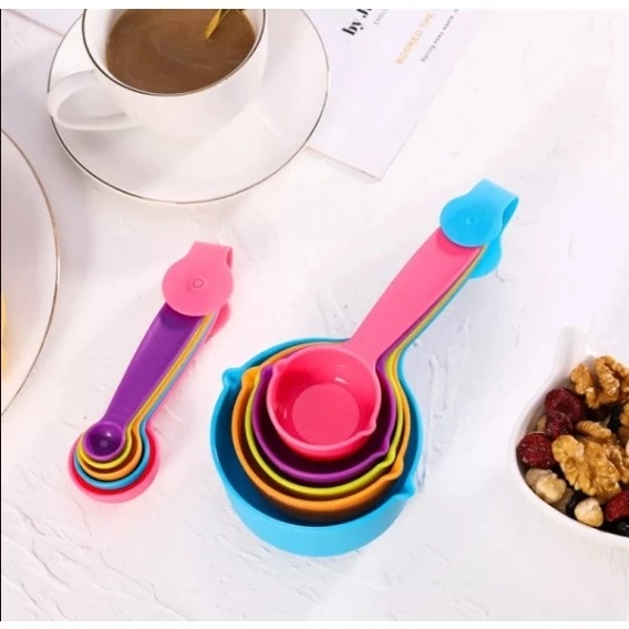Cup đong 5 màu nhựa đẹp