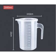 Ca đong 2000ml có nắp